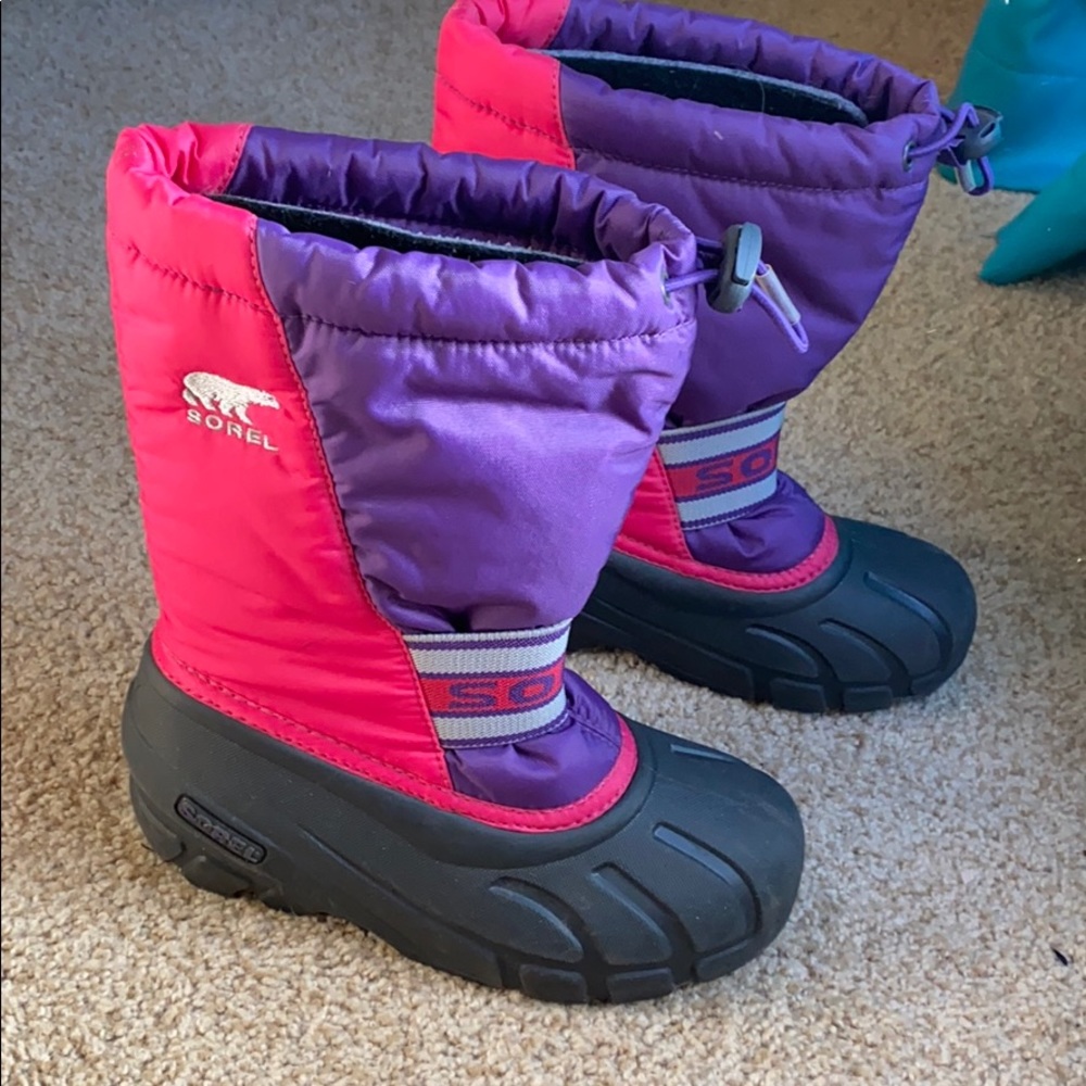 Girls Sorel Boots Size 1
